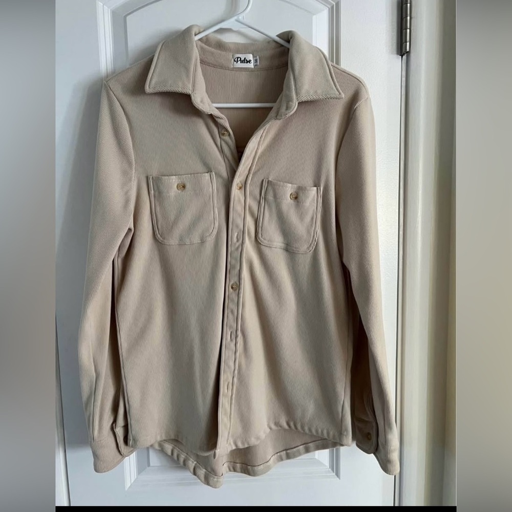 Cream Corduroy Top
